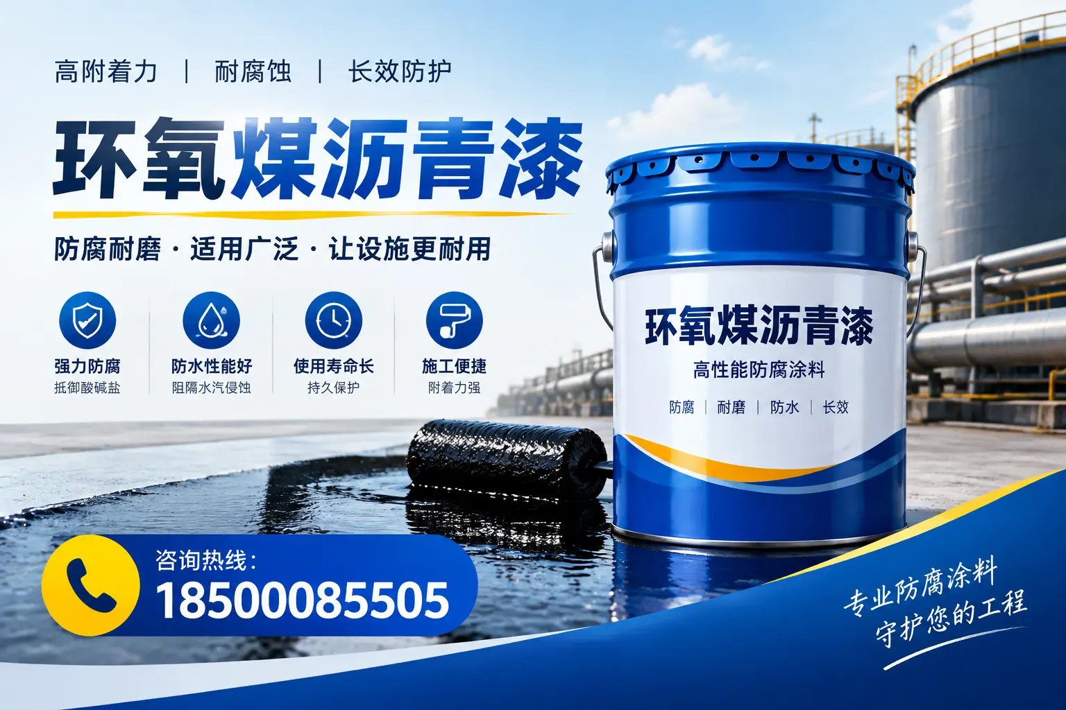 环氧煤沥青漆与其他涂料的对比分析，助力菏泽企业决策